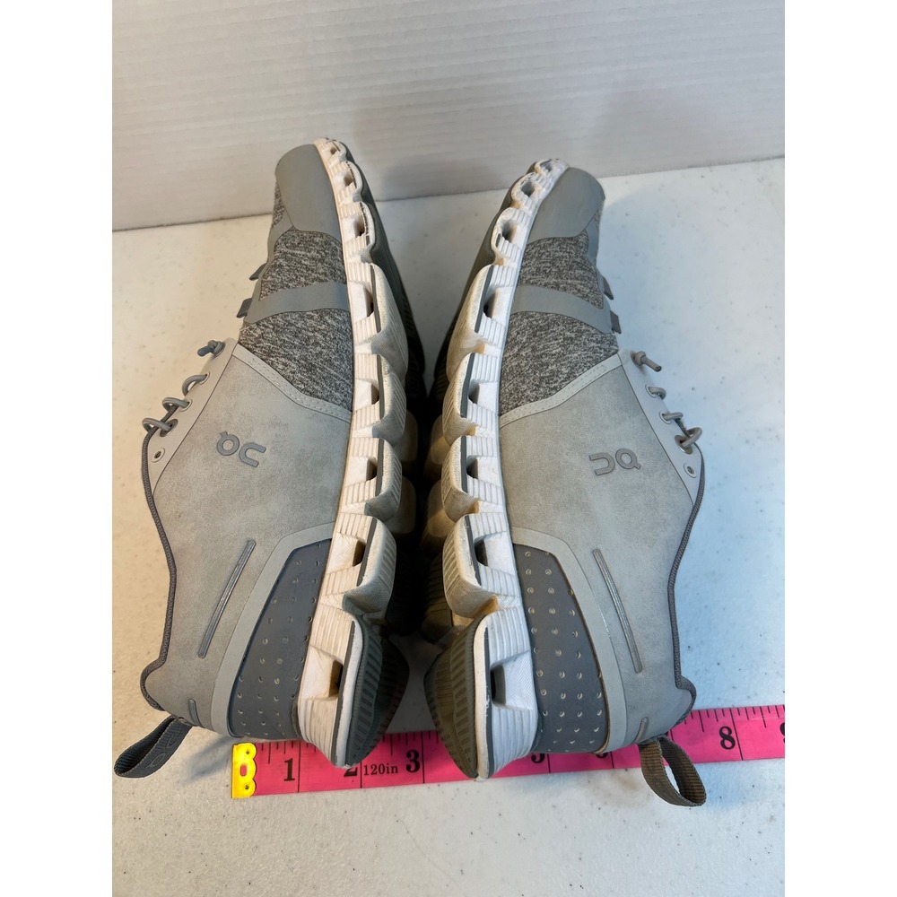 On Cloud Running Shoes Grey Mesh Swiss Engineering Sneakers Womens 9 Mens 7.5 - Picture 4 of 9